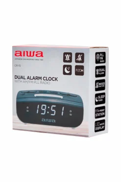 Aiwa Tv, Lyd & Det Smarte Hjem-Clockradio med dobbelt alarm