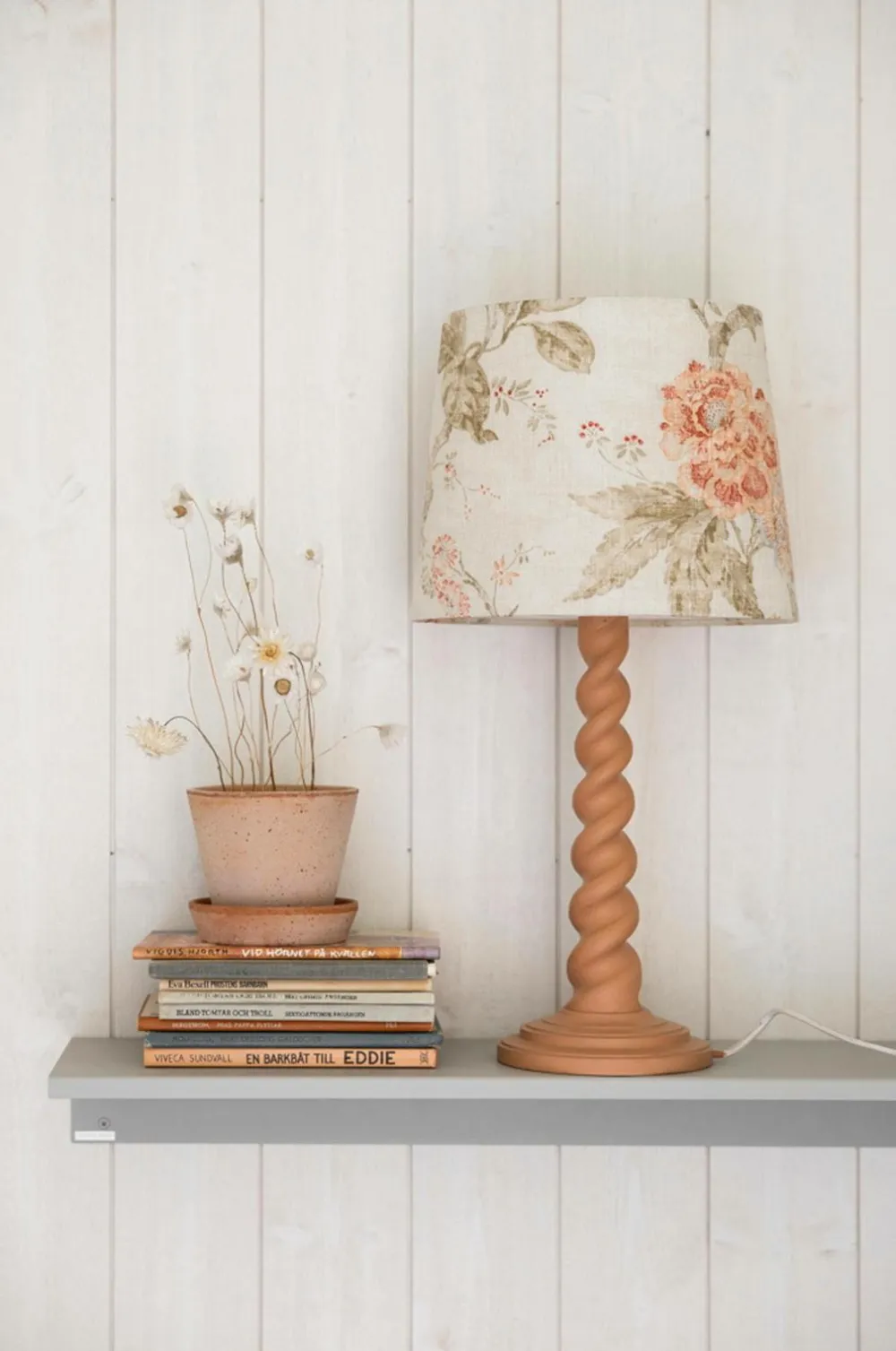 Alde & Lind Lampeskærme-Lampeskærm Alice D27 oval Flower