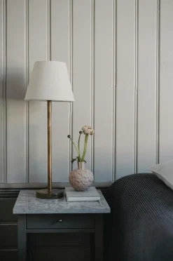 Alde & Lind Lampeskærme-Lampeskærm Karin D27 linne grov