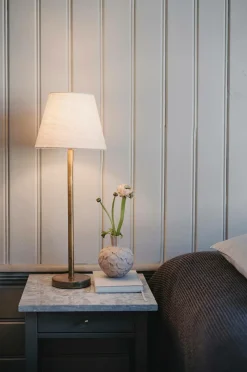 Alde & Lind Lampeskærme-Lampeskærm Karin D27 linne grov