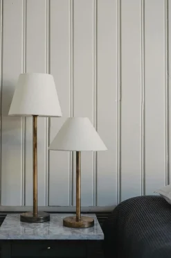 Alde & Lind Lampeskærme-Lampeskærm Karin D27 linne grov