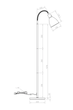 Aneta Lighting Gulvlamper-Gulvlampe Idre