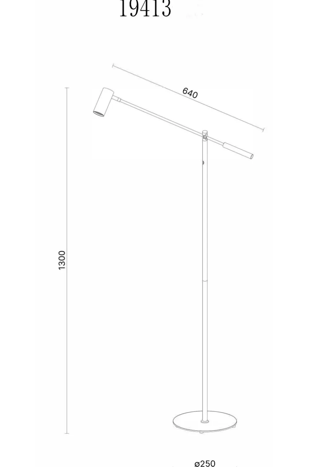 Aneta Lighting Gulvlamper-Gulvlampe Concord