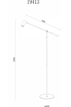 Aneta Lighting Gulvlamper-Gulvlampe Concord