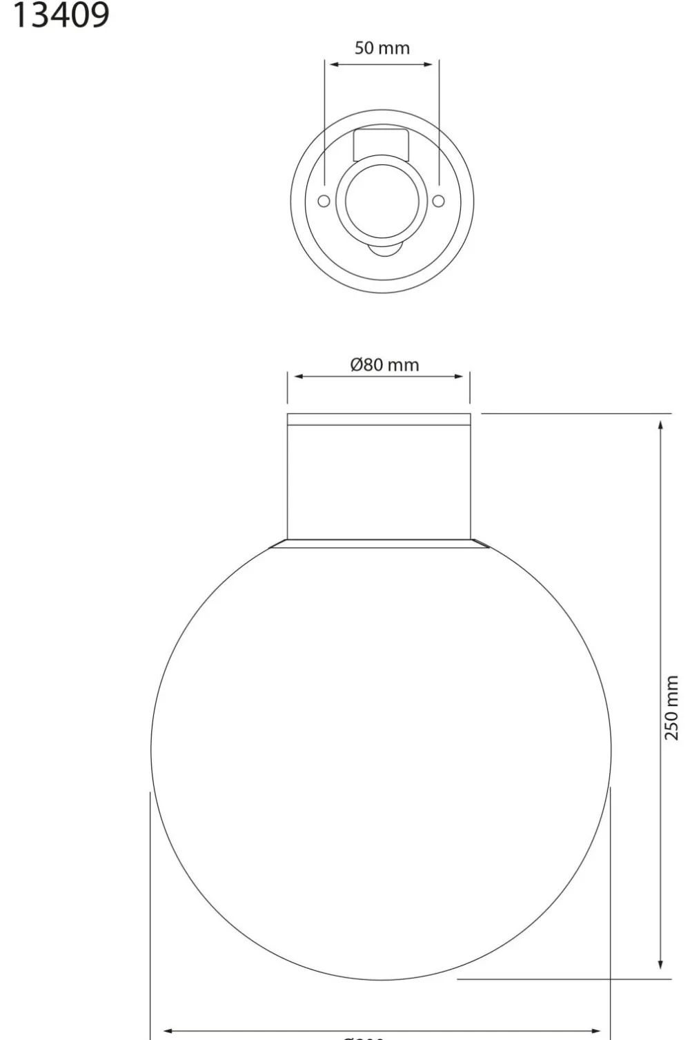 Aneta Lighting Udendørsbelysning-Loftslampe Saltvik udendørs
