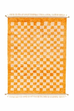 Bargi Uldtæpper-Uldtæppe Berber Chess 178x238 cm