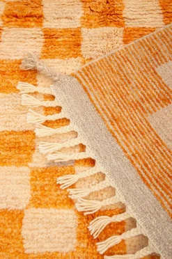 Bargi Uldtæpper-Uldtæppe Berber Chess 178x238 cm