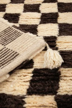 Bargi Uldtæpper-Uldtæppe Berber Chess 175x235 cm