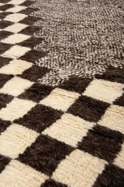 Bargi Uldtæpper-Uldtæppe Berber Chess 205x306 cm