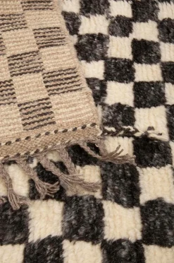 Bargi Uldtæpper-Uldtæppe Berber Chess 93x160 cm