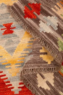 Bargi Fladvævede Tæpper|Uldtæpper-Uldtæppe Kelim 173x250 cm