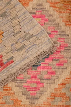 Bargi Uldtæpper|Fladvævede Tæpper-Woolcarpet Kilim 212x316 cm