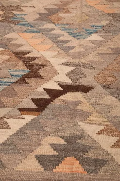 Bargi Uldtæpper|Fladvævede Tæpper-Woolcarpet Kilim 145x193 cm