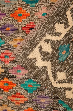 Bargi Uldtæpper|Fladvævede Tæpper-Woolcarpet Kilim 247x340 cm