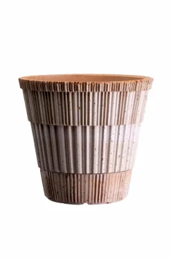 Bergs Potter Potteskjulere-Krukke, Atlas raw, Ø 16 Cm