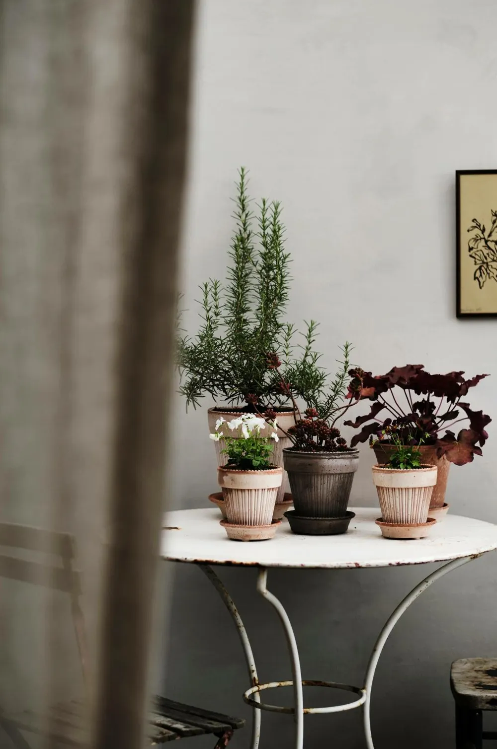 Bergs Potter Potteskjulere-Simona Raw, Ø 12 cm, sæt