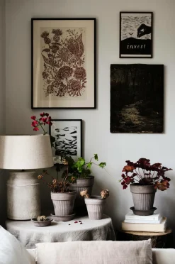 Bergs Potter Potteskjulere-Simona Raw, Ø 12 cm, sæt