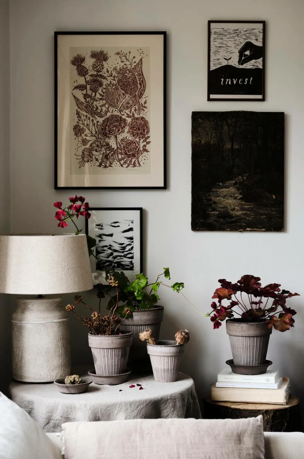 Bergs Potter Potteskjulere-Simona Raw, Ø 12 cm, sæt