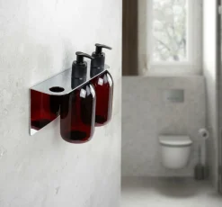 Beslag Design Badeværelsestilbehør-Base - Sæbepumpeholder Triple