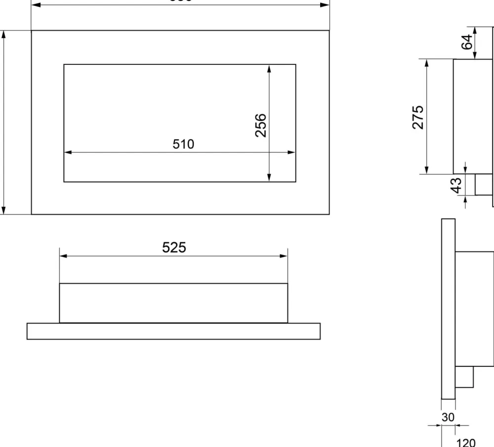 Biopejs Butikken Biopejse-Etanolkamin 65 cm