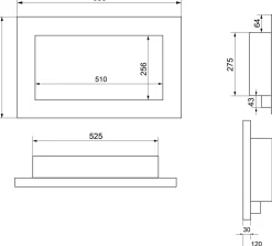Biopejs Butikken Biopejse-Etanolkamin 65 cm