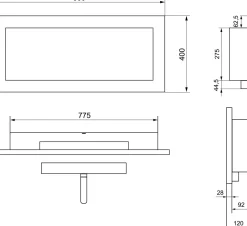Biopejs Butikken Biopejse-Etanolkamin 90 cm