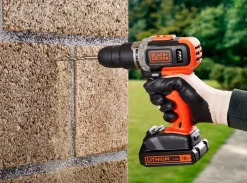 Black & Decker Værktøj & Have-Slagboremaskine 18V lithium-ion 2X1,5AH