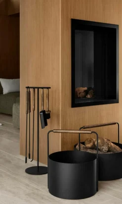 Blomus Kurve-Brændekurv Ashi Large 45 cm