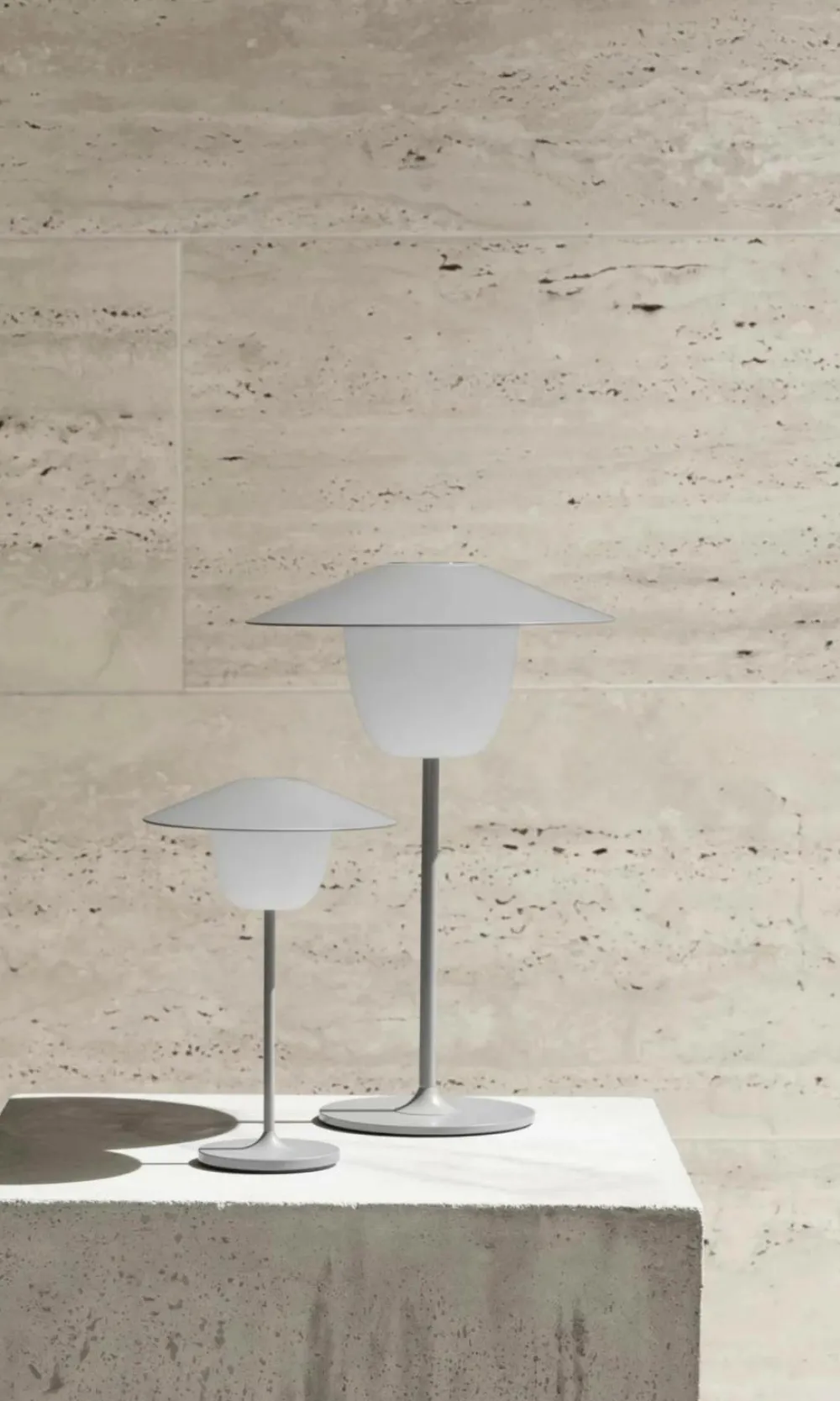 Blomus Udendørsbelysning|Genopladelige Lamper-LED-lampe Ani Mini 21,5 cm