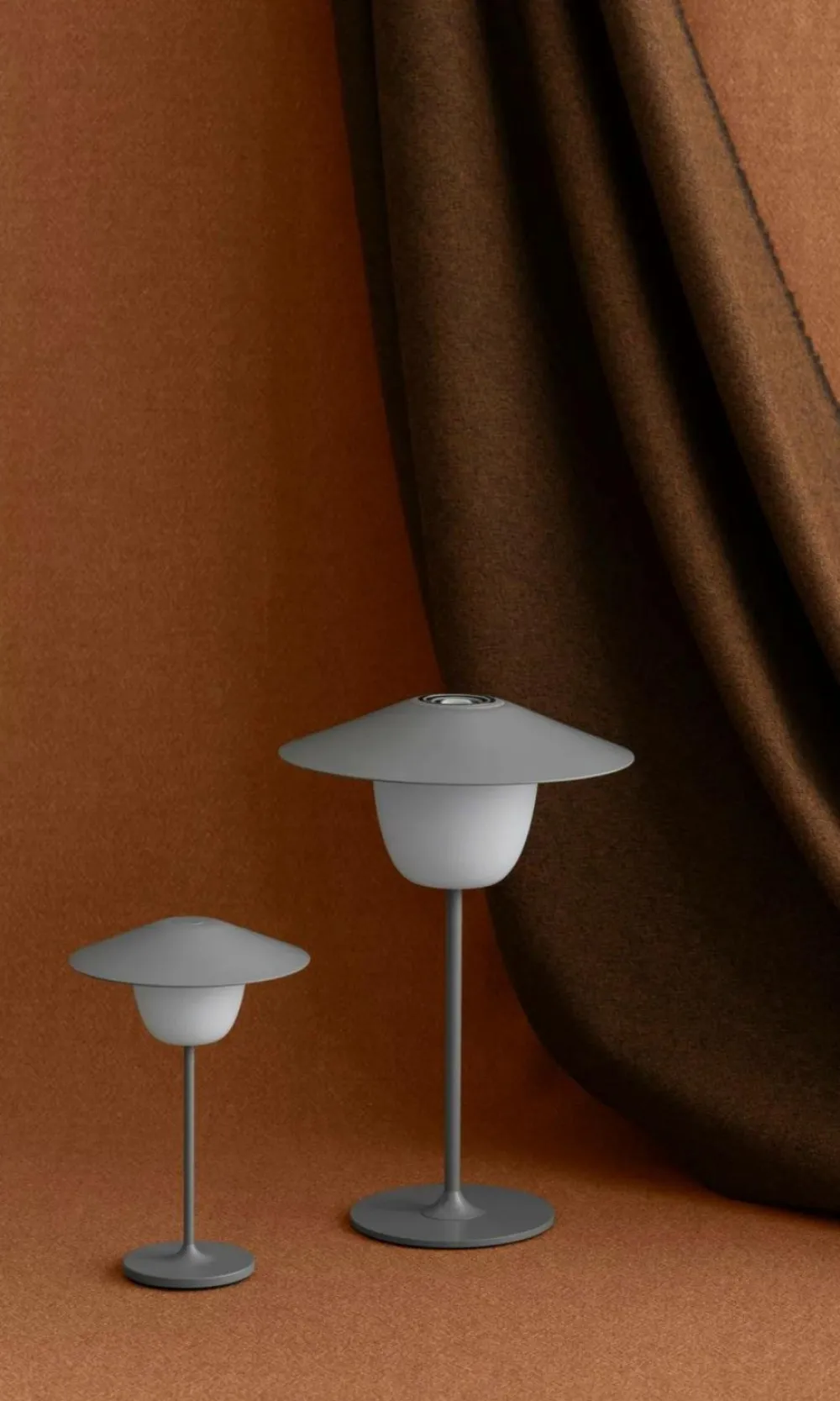 Blomus Udendørsbelysning|Genopladelige Lamper-LED-lampe Ani Mini 21,5 cm