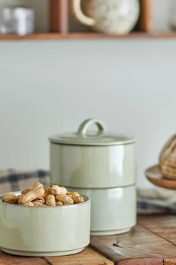 Bloomingville Køkkenopbevaring-Ebba Krukke med låg