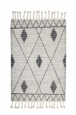 Bloomingville Bomulds- & Kludetæpper-Gulvtæppe Yuki