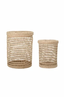 Bloomingville Kurve-Kurv med låg, sæt med 2