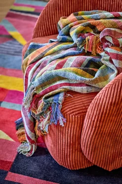 Bloomingville Bomulds- & Kludetæpper-Loggia Tæppe