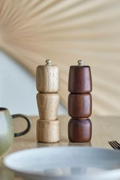 Bloomingville Husholdningsartikler-Sabri salt- og peberkværn, sæt med 2 stk.