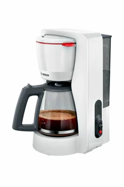 Bosch Kaffe- & Espressomaskiner-Kaffemaskine Tka2m111 Hvid 1200watt aftagelig tank