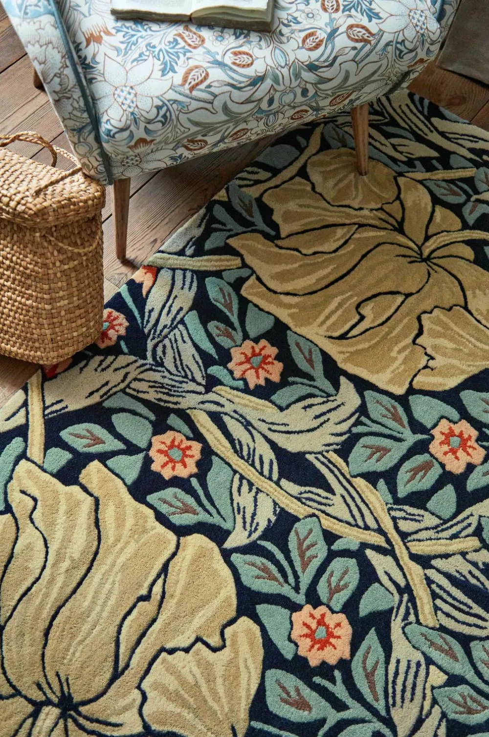 Brink & Campman Uldtæpper-Uldtæppe Pimpernel Indigo