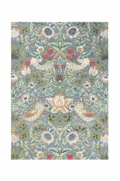 Brink & Campman Uldtæpper-Uldtæppe Strawberry Thief Slate