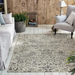 Brink & Campman Uldtæpper-Uldtæppe Pure Strawberry Thief Ink