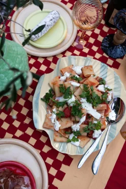 Byon Borddækning & Servering-Serveringstallerken Armona stripe