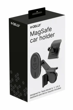 Celly Mobiltelefoner, Tablets & Tilbehør-MagSafe bilholder til Tesla Model X, Y, 3, S-skærm + instrumentbræt