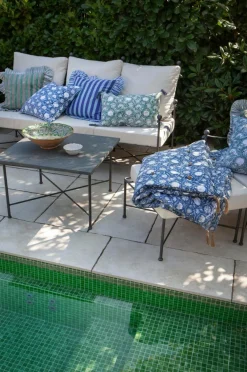 Chamois Møbeltekstiler-Quilt med kvaster Tangier Pomegranate