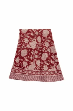 Chamois Bordtekstiler-Rund hørdug Indian Rose