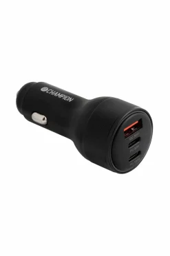 Champion Nordic Mobiltelefoner, Tablets & Tilbehør-Biloplader 30W 3-port QC/PD