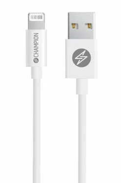 Champion Nordic Mobiltelefoner, Tablets & Tilbehør-Charger&Sync kab. Lightning 1 m