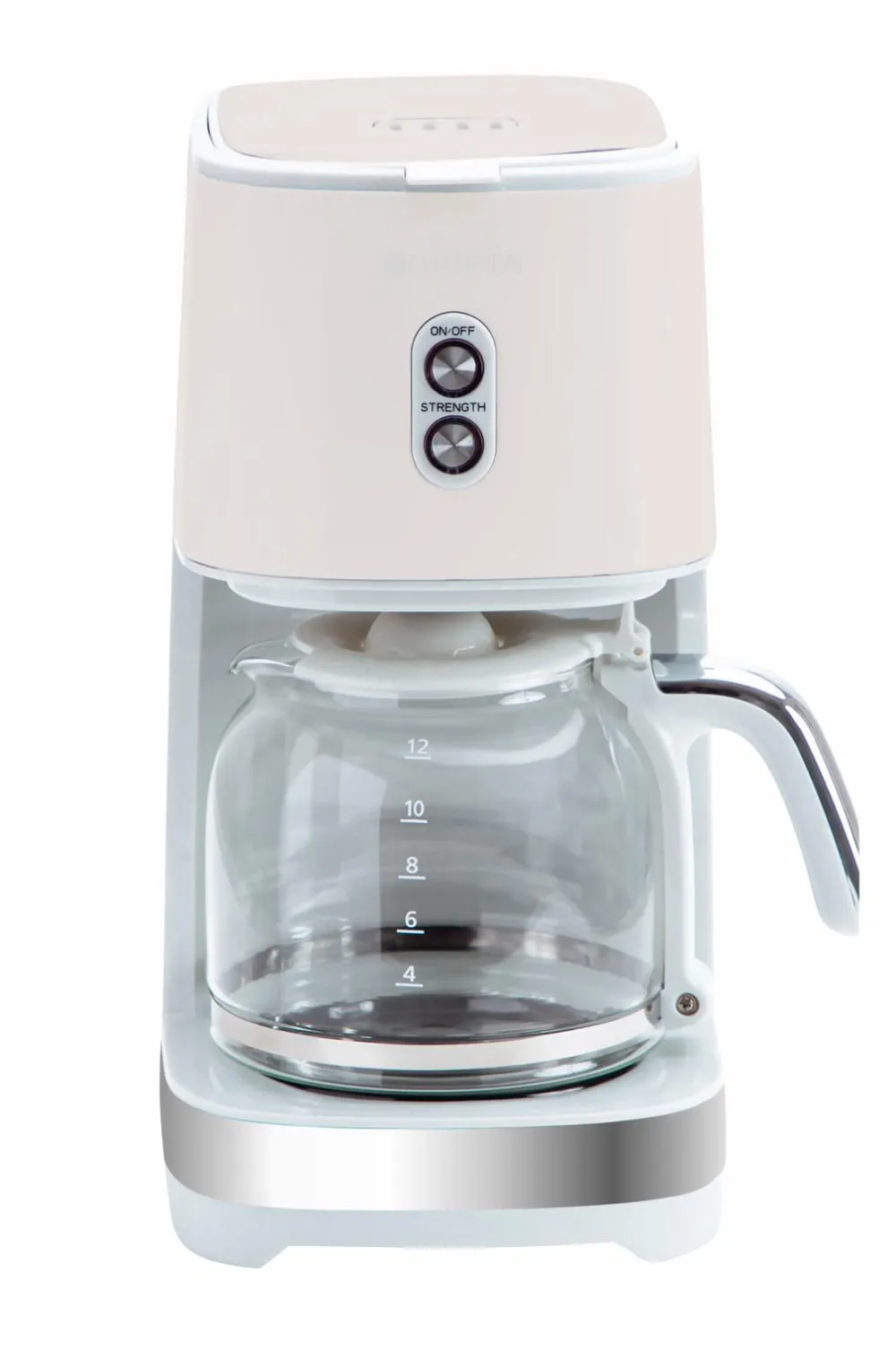 Champion Nordic Kaffe- & Espressomaskiner-Kaffemaskine Creme White