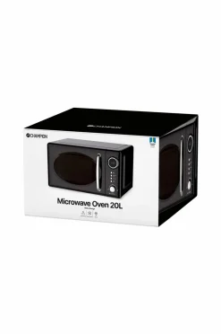 Champion Nordic Mikrobølgeovne-Mikrobølgeovn 20 liter 700W Retro Sort MW025