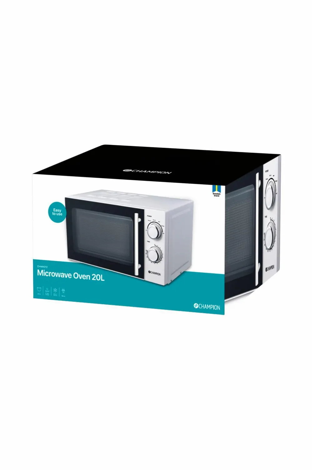 Champion Nordic Mikrobølgeovne-Mikroovn 20l 700 W