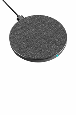 Champion Nordic Mobiltelefoner, Tablets & Tilbehør-Trådløs oplader metal/stof