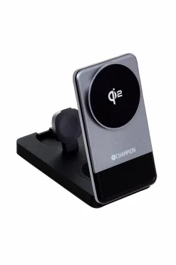 Champion Nordic Mobiltelefoner, Tablets & Tilbehør-Trådløs oplader Champion 3-in-1 Qi2